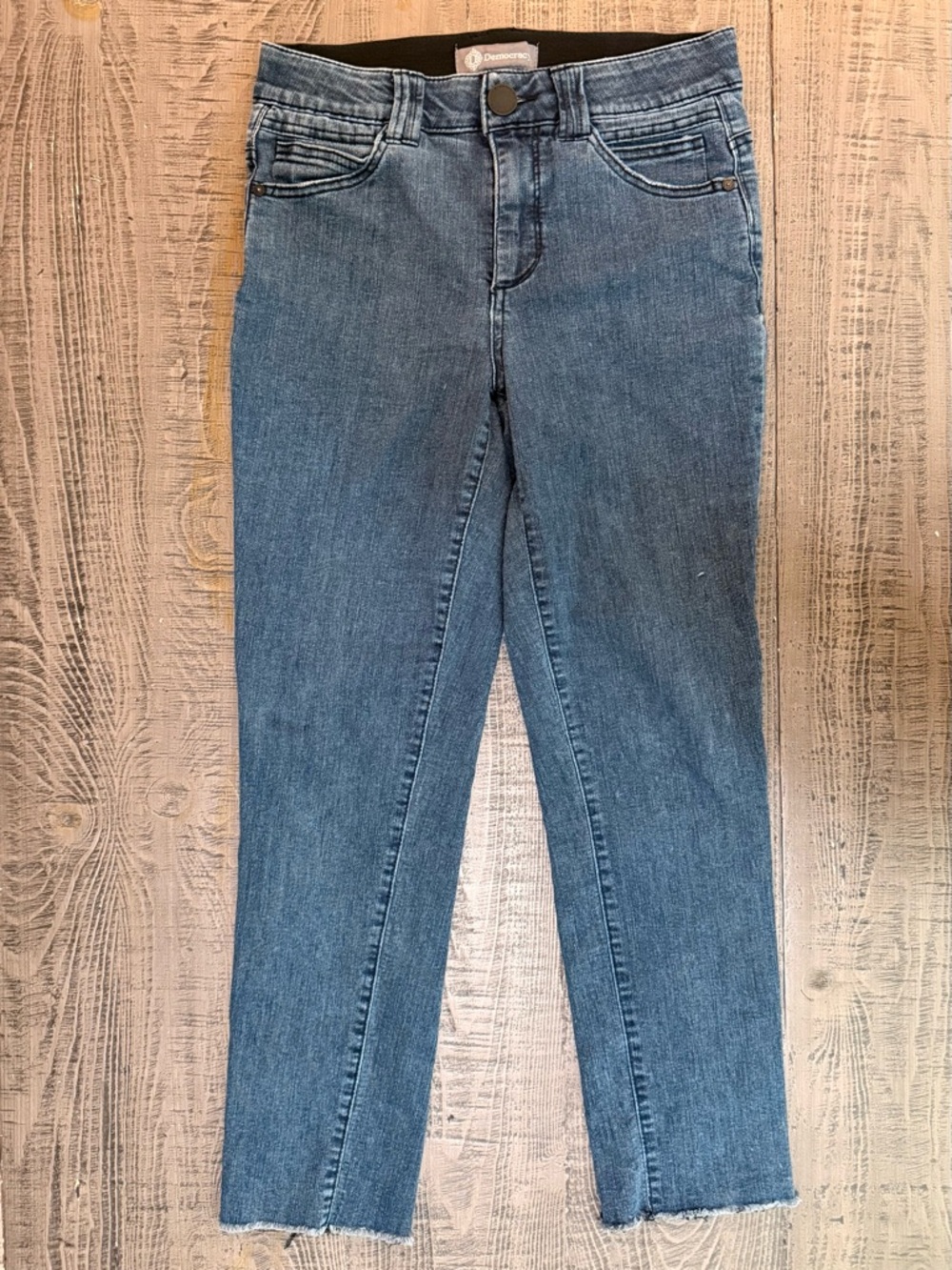 Democracy “Ab” Women's Blue Slim Straight Jeans
